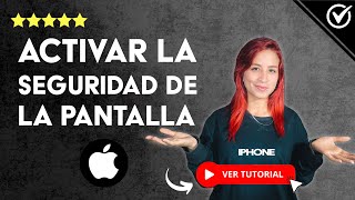 Cómo ACTIVAR la SEGURIDAD de la PANTALLA de tu iPhone  🔐 Poner PIN Contraseña o Facial 🔐 [upl. by Ettevol]