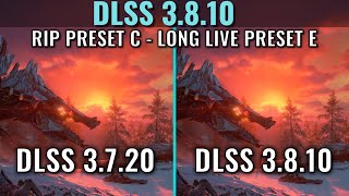 DLSS 3810  RIP Preset C  Comparison in 4 Games  1440p  RTX 3070 [upl. by Marsh335]