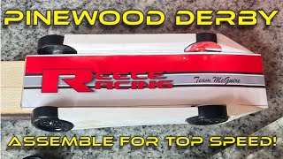 Assembling and tuning a pinewood derby car [upl. by Innis]