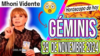 😤 ESTA PERSONA ESTÁ HABLANDO A TUS ESPALDAS 😤MHONI VIDENTE 🔮Horóscopo de hoy GÉMINIS 29 de NOVIEMBRE [upl. by Aramal]