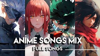 Best Anime Openings amp Endings Mix │Full Songs  Subscribers Version [upl. by Atonsah]