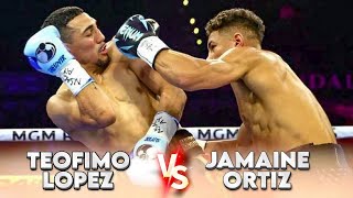 TEOFIMO Lopez vs JAMAINE Ortiz  KEYSHAWN Davis vs Jose PEDRAZA Pelea Completa [upl. by Pickering]