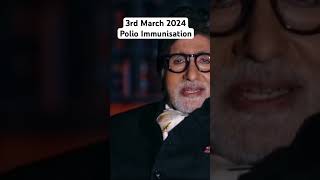 3rd MARCH POLIO Immunisation INDIA poliocampaign poliofree viral vuralvideo viralshorts [upl. by Assi]