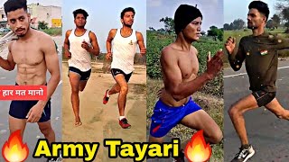 🇮🇳🇮🇳Indian army tayari tiktok video best motivational song Indian Army BSF CRPF NCC TikTok [upl. by Adiazteb]