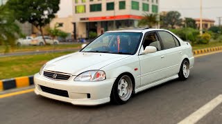 Honda Civic 1999 VTi Oriel RestoredModified Complete Review [upl. by Eussoj]