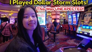 I bring 200 to the Casino and played Dollar Storm Slots and got this UNEXPECTED Bonus 😮 💵 [upl. by Zaria494]