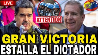 ÚLTIMO GRAN VICTORIA ESPAÑA RECONOCE A EDMUNDO COMO PRESIDENTE DE VENEZUELA ESTALLA EL DICTADOR [upl. by Idrahs]