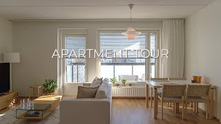 Minimalist Apartment Tour Our Cozy Home in Finland Nordic home [upl. by Avika]