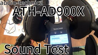 audiotechnica ATHAD900X 音質テスト [upl. by Kerwinn]