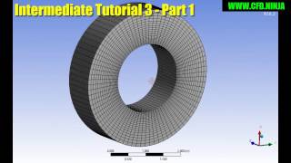 ✅ ANSYS MESHING  Hexahedral Mesh  Intermediate Tutorial 3  Part 12 [upl. by Beera264]