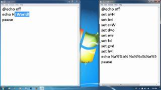 Batch Scripting  11  Basic Encryption [upl. by Ecneret]