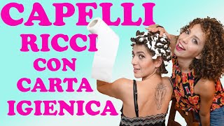 CAPELLI RICCI SENZA CALORE  come trasformare i capelli da lisci a ricci [upl. by Aldwin997]