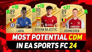 EA FC 24 WONDERKIDS👶✸ BEST YOUNG CDM IN CAREER MODE ft BAJCETIC LAVIA VERMEERENetc [upl. by Jasik]