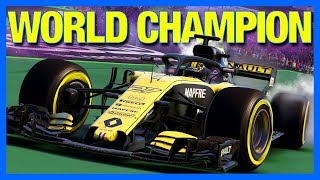 F1 2018 Career Mode  WORLD CHAMPION Part 20 [upl. by Ahsinotna]