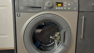 Hotpoint WMFUG942  Fastwash 30’ 20c Full cycle [upl. by Joannes]