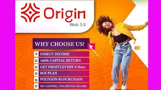 Why Choose OriginLgns  Best Defi Crypto Project  New Launch Highest Paid Business [upl. by Cahan234]