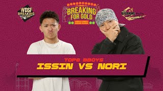 Issin Japan vs Nori Japan ► Bboys Top8 ► BFG World Series Hong Kong 2023 [upl. by Innej]