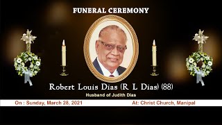 Final Journey of Robert Louis Dias R L Dias 88 Manipal [upl. by Shamrao688]