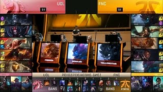 FNC vs UOL Game 5 Highlights  2016 EULCS REGIONAL QUALIFIERS DAY 2 [upl. by Elfrida]