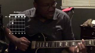 How to play Hang on by Kierra Sheard on guitar [upl. by Alaehcim]