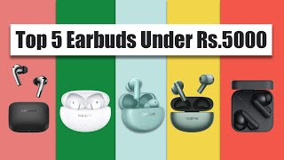 Top 5 Earbuds Under Rs5000  Full Detail [upl. by Warram157]