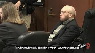 Defense rests in triple murder trial of Brice Rhodes without calling witnesses to stand [upl. by Akeylah250]