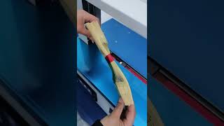 Part 185 Automatic strapping machine paper tape and film tape are universal can strap anything [upl. by Harimas]