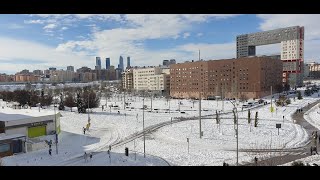 Timelapse Nevada en Madrid  Enero 2021 Filomena [upl. by Boigie]