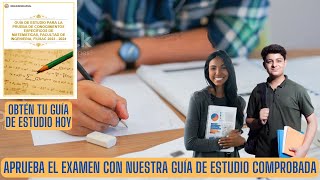 💻📐Guía completa de estudio de MATEMÁTICAS  Facultad de INGENIERIA ✅USAC Específicos 20232024 [upl. by Orag451]