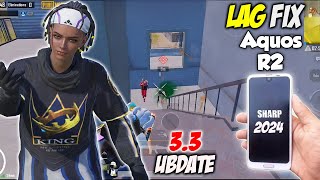 Aquos r2 lag fix 😍 2024  How to lag fix aquas r2  Aquas r2 pubg test [upl. by Aennaej]