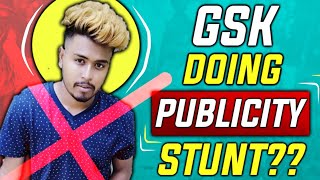 GSK VERIFIED DOING PUBLICITY STUNT🔥 CHANNEL DELETED  FAMCLASHERS [upl. by Llerdnad]