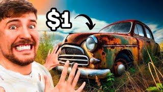 1 dollar vs 10000000 dollar car mrbeast [upl. by Imac163]