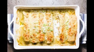 Chicken Enchiladas  SAM THE COOKING GUY [upl. by Ardek]