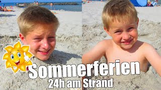 Sommerferien 24h am Strand 🌅 TipTapTube Ash5ive Echtso marieland [upl. by Gawen]