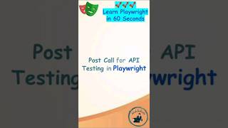 Playwright Tutorial  Post Call For API Testing with Playwright playwright [upl. by Longley]