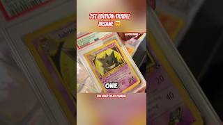 I Traded for this first edition rare card 🤯 shorts reels pokemoncards pokemontcg viral [upl. by Giulia]