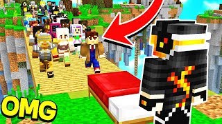 1000 PLAYERS VS 1 OWNER IN MINECRAFT BEDWARS [upl. by Septima]