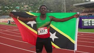 Carifta 2024 Akanye SamuelFrancis [upl. by Iggam]