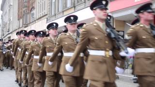 Mercian Regiment March Nottingham [upl. by Ailegra]