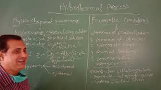 Hydrothermal Process BScIII By Dr KK Mishra Geology [upl. by Gittel]