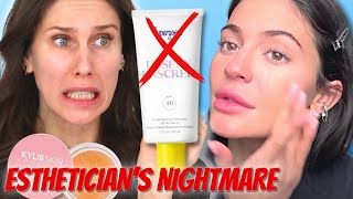 Esthetician reacts to Kylie Jenner’s new 2023 simple skincare routine on Vogue Beauty Secrets [upl. by Augustine]