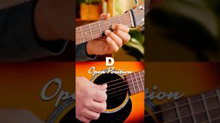 Learn the D Major Chord in Open Position  Quick Guitar Lesson [upl. by Naleek640]