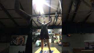 60 LbS overhead press [upl. by Keeton]