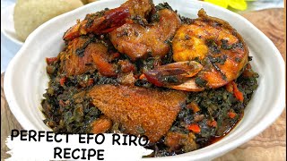 How to Make the Perfect Efo Riro  Yoruba Vegetable Stew [upl. by Ranit]