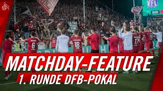 FC siegt in Osnabrück  MATCHDAYFeature  DFBPokal  1 FC Köln [upl. by Lrac]