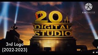 The Collection of 20th Digital Studio Logo History 20082023 [upl. by Nniroc]