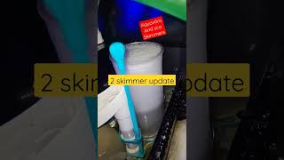 protein skimmer battle aquavitro division skimmer sca aquariums 110 gallon update indocoralg [upl. by Arahsat]