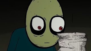 FNF VS Salad Fingers  Somewhere slowed reverb [upl. by Aratehs]