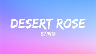 Sting  Desert Rose Lyrics [upl. by Becka568]