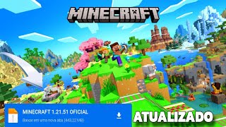 SAIU MINECRAFT 12144 OFICIAL ANÁLISE REVIEW COMO BAIXAR E INSTALAR MINECRAFT [upl. by Howland]